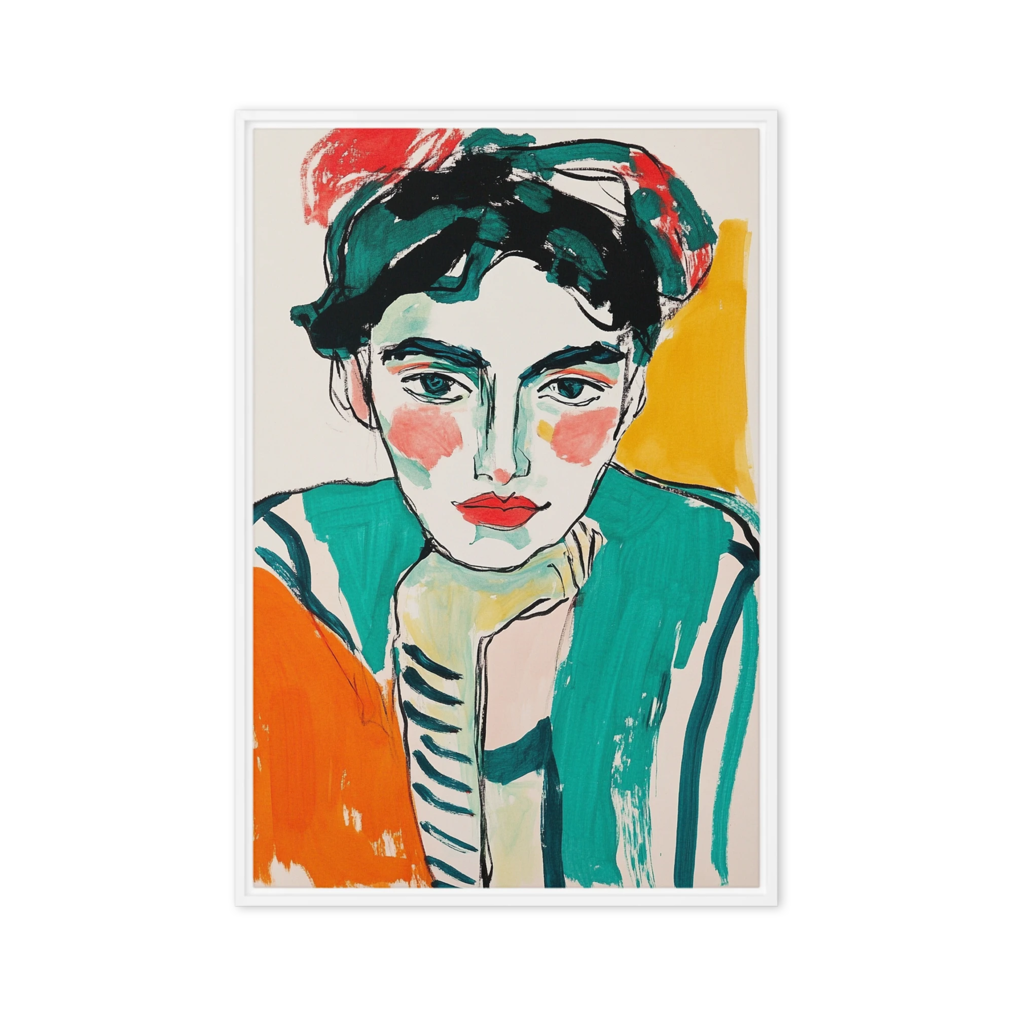 Expressive Pop Art Portrait | Art Print