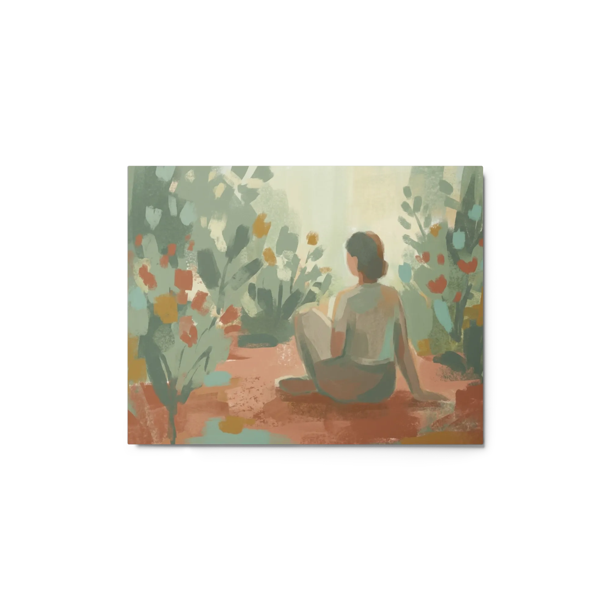 Tranquil Garden Reverie 
 Canvas | 16″x 20″