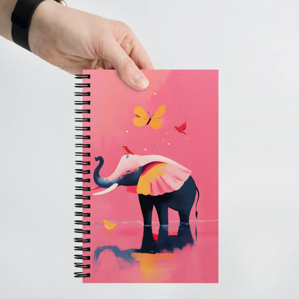 Whimsical Serenity: The Playful Elephant