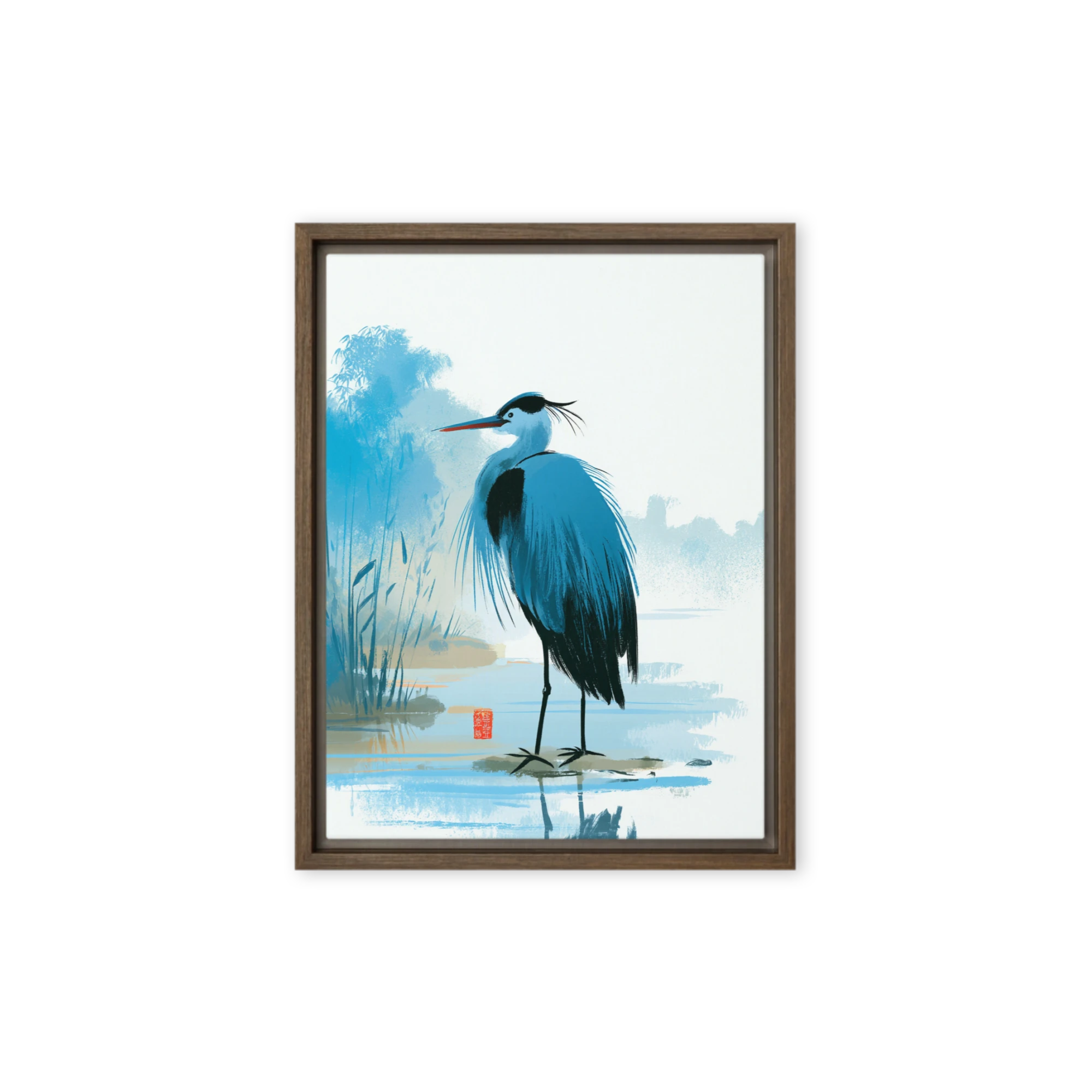 The Serene Heron