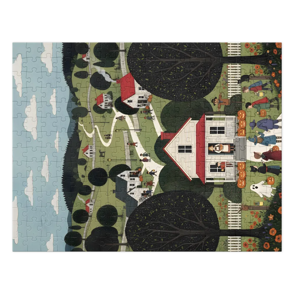 Village Trick‑or‑Treat | Jigsaw Puzzles