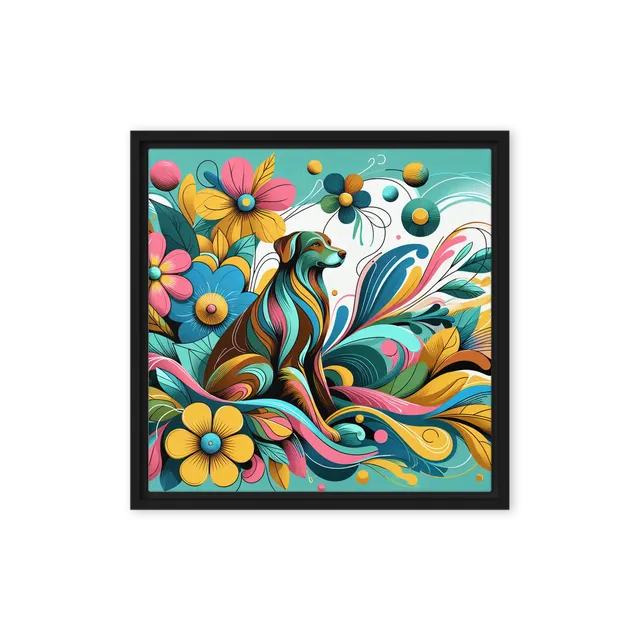 Flowing Dog Bloom | Art Print