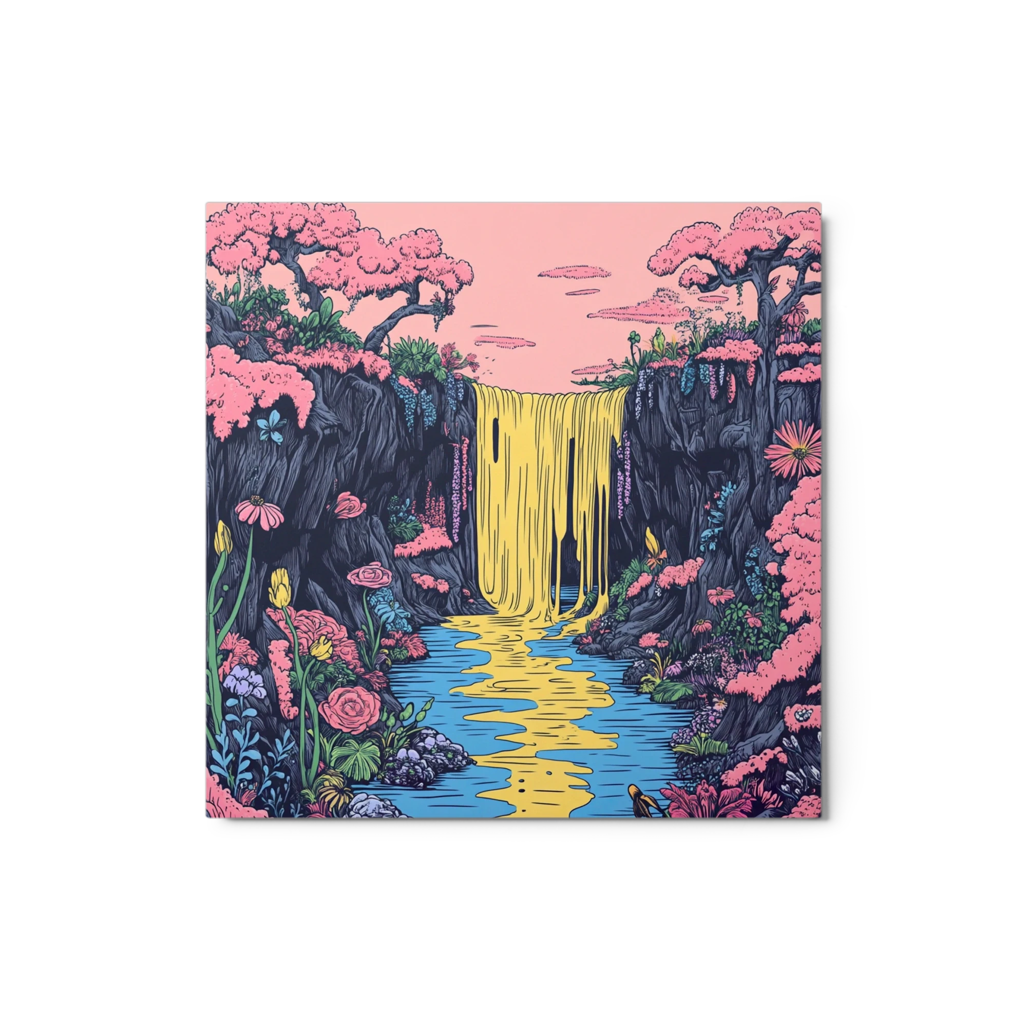 Illustrative Waterfall Landscape