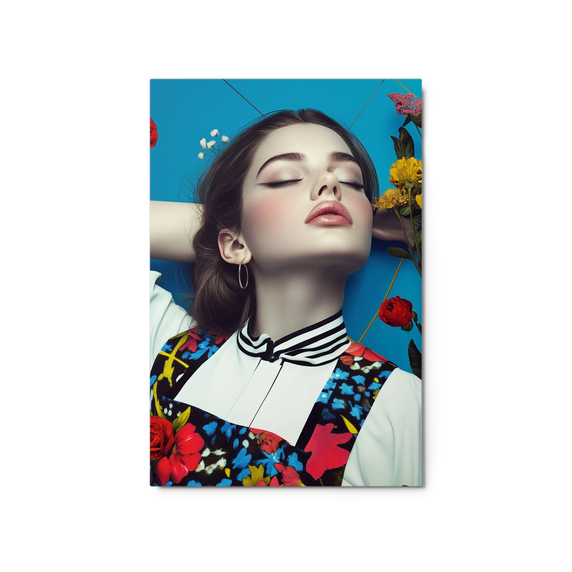 Modern Floral Portrait