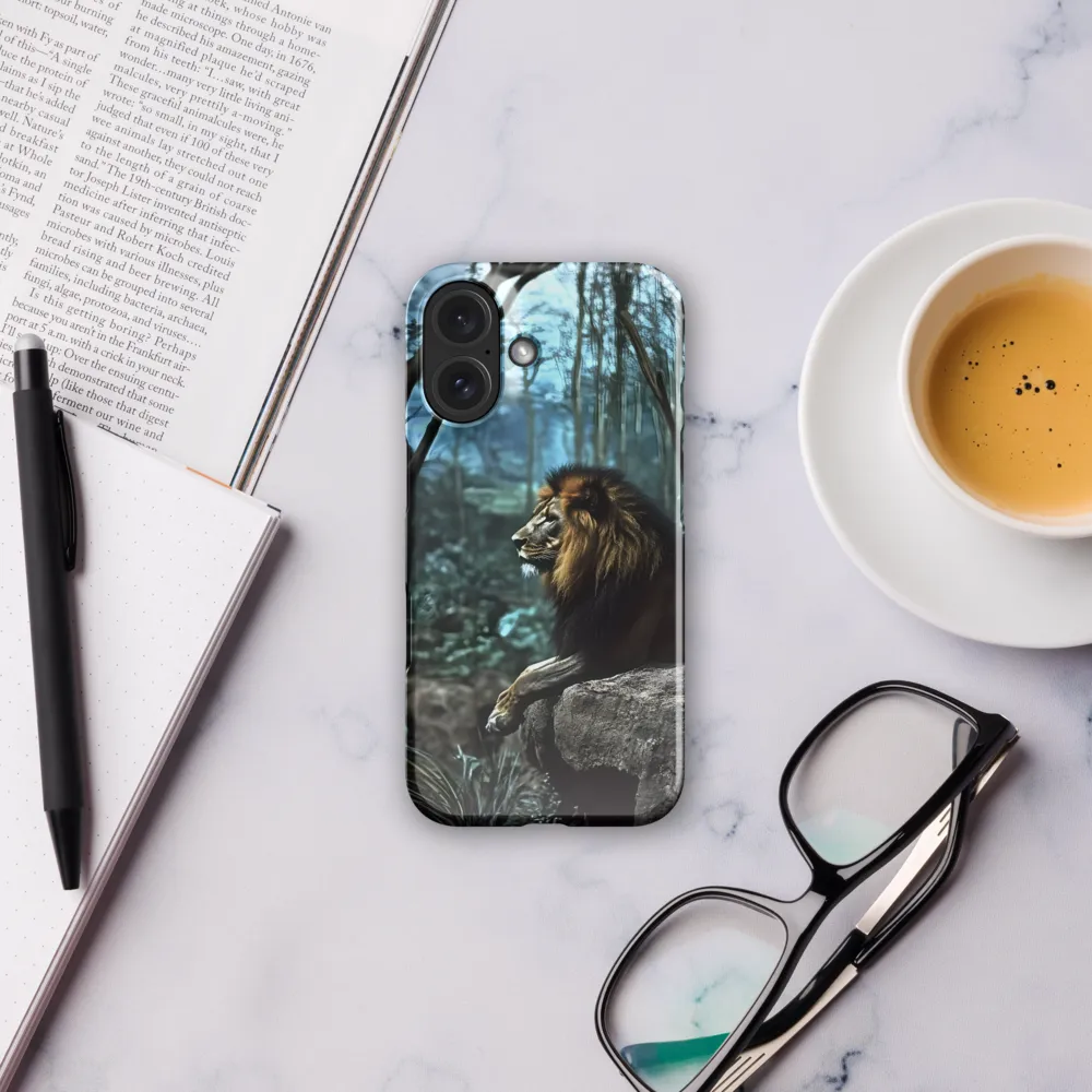 Tranquil Forest Lion 
 iPhone 14 Plus | Tough Case