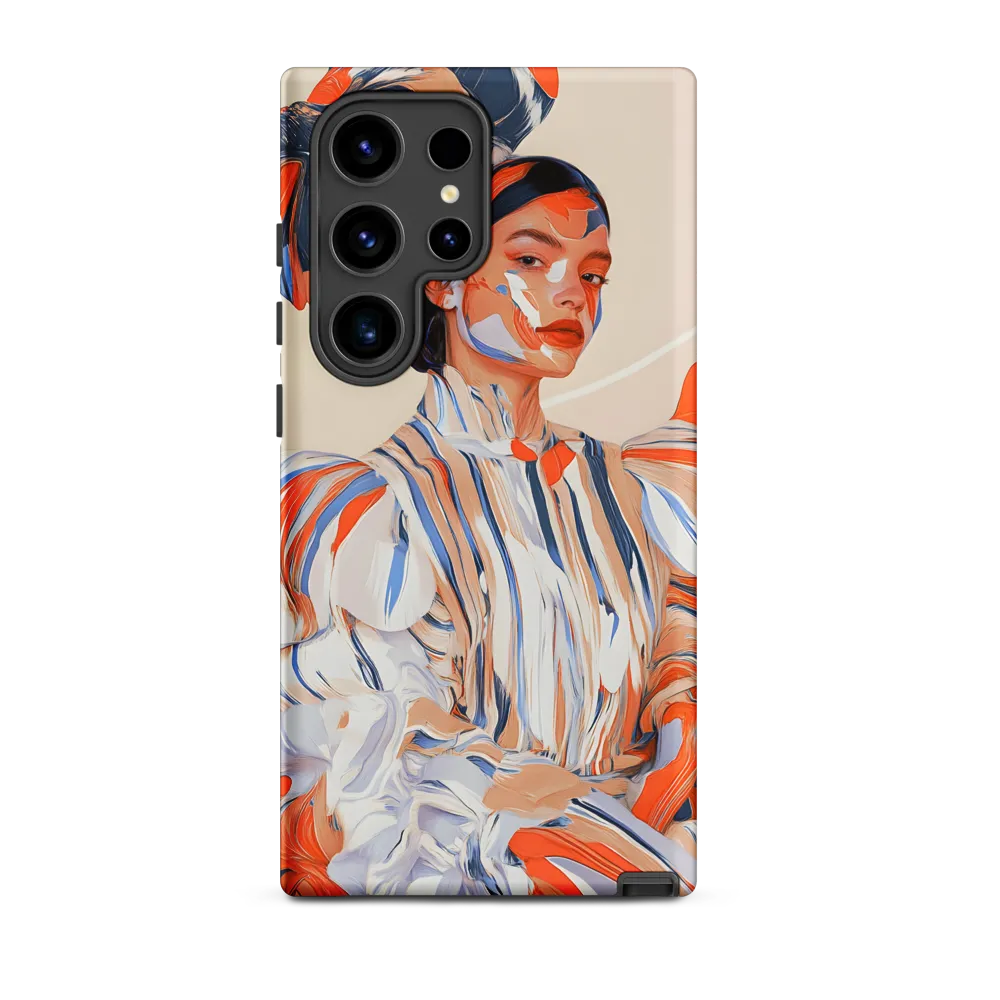 Contemporary Portrait with Bold Colors | Phone Case