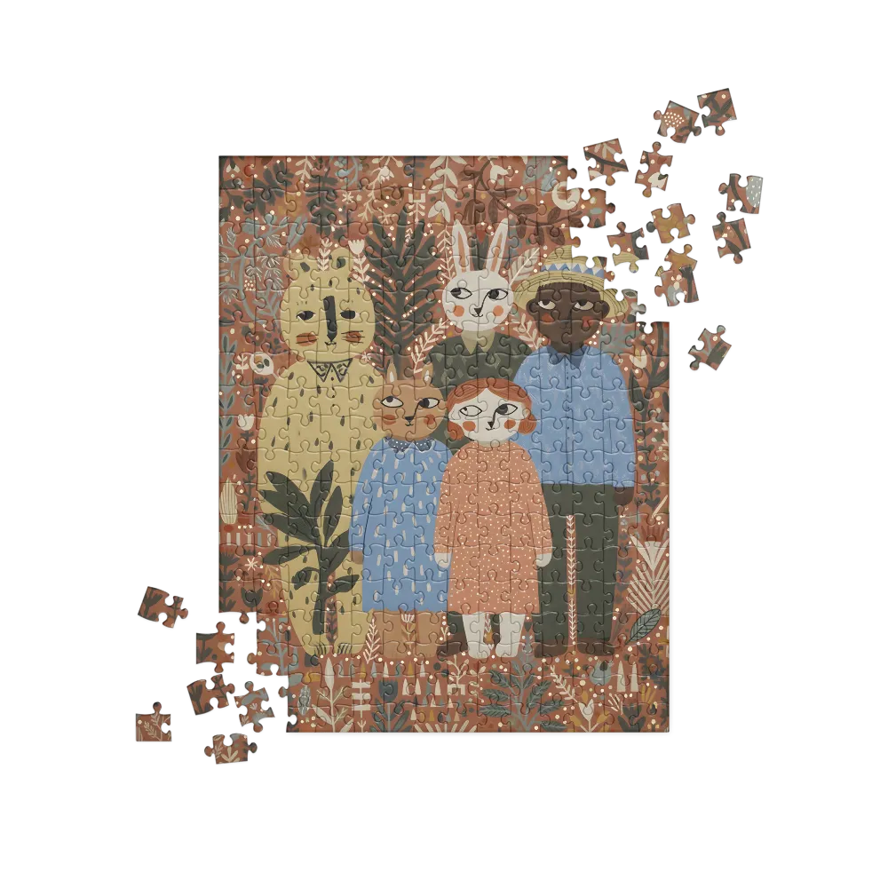 Garden Gathering 
 Jigsaw Puzzle