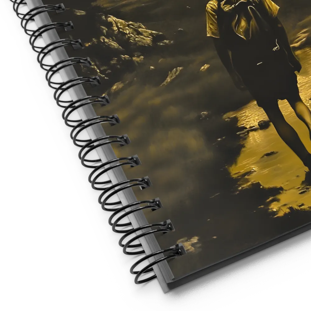 Alpine Journey in Sepia 
 Spiral Notebook | 140 pages