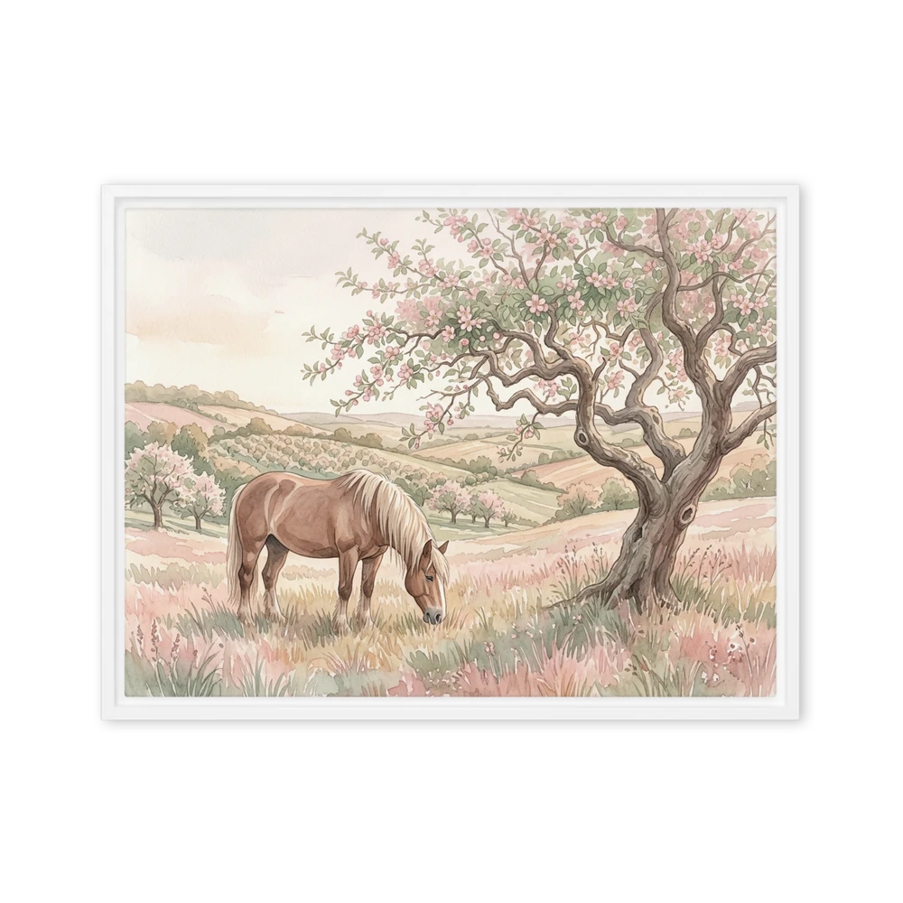 Spring Meadow Horse | Art Print