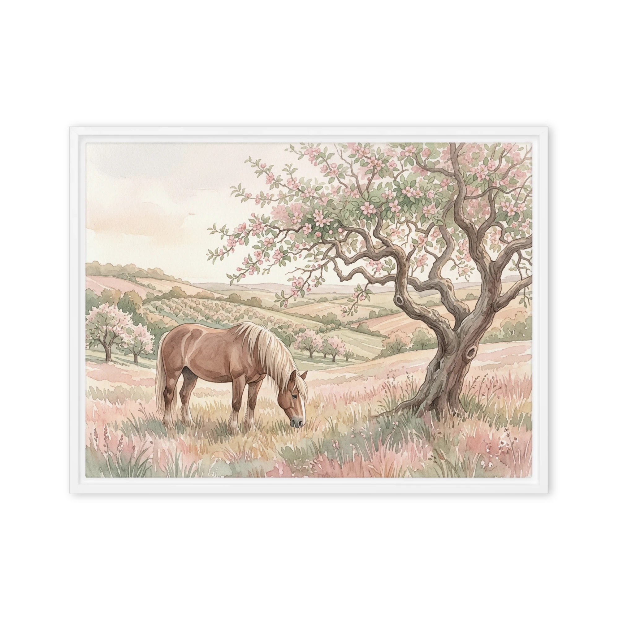 Spring Meadow Horse | Art Print