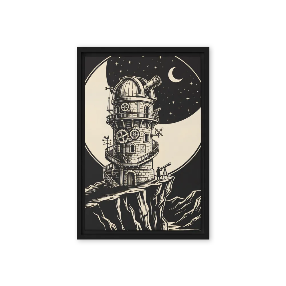 Casts a shadow of silence — The moonlit edge