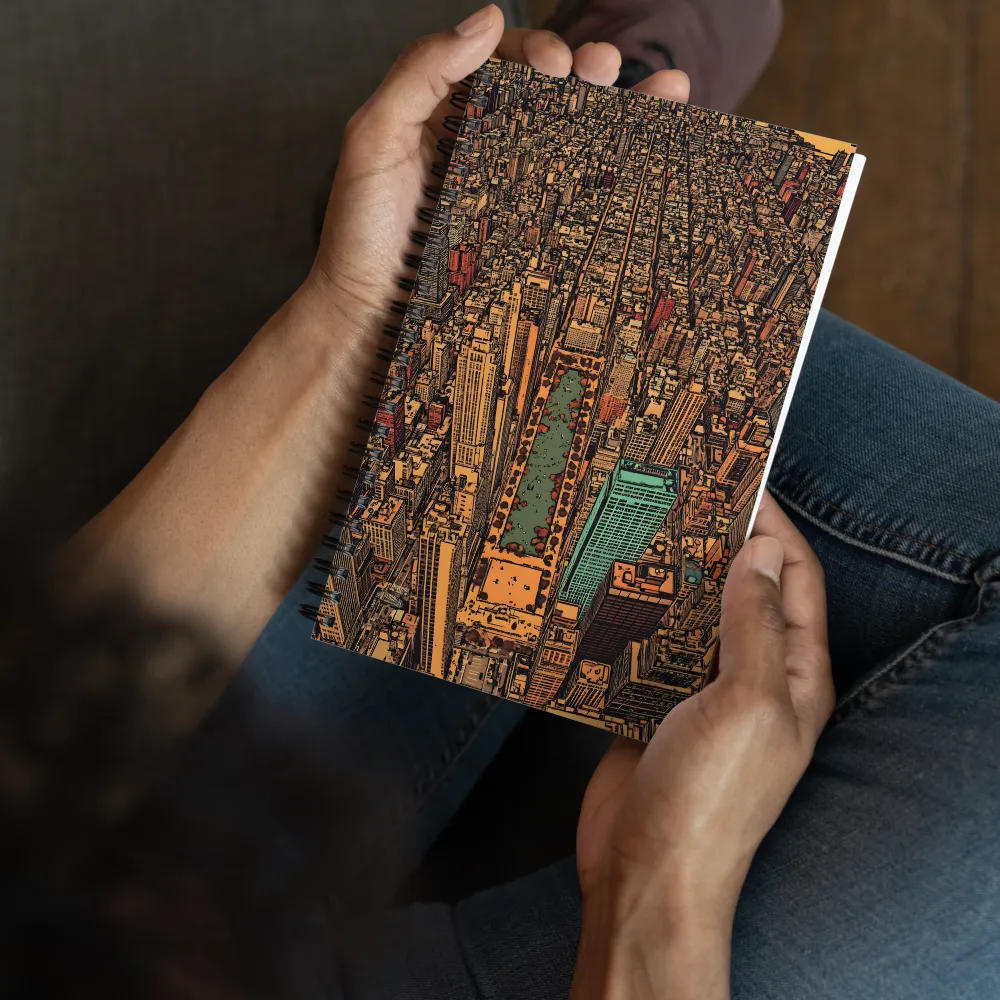 Urban Green Oasis 
 Spiral Notebook | 140 pages