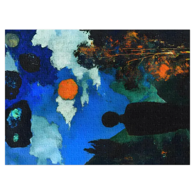 Surrealist Landscape with Silhouette | Jigsaw Puzzle (252/520 pieces)