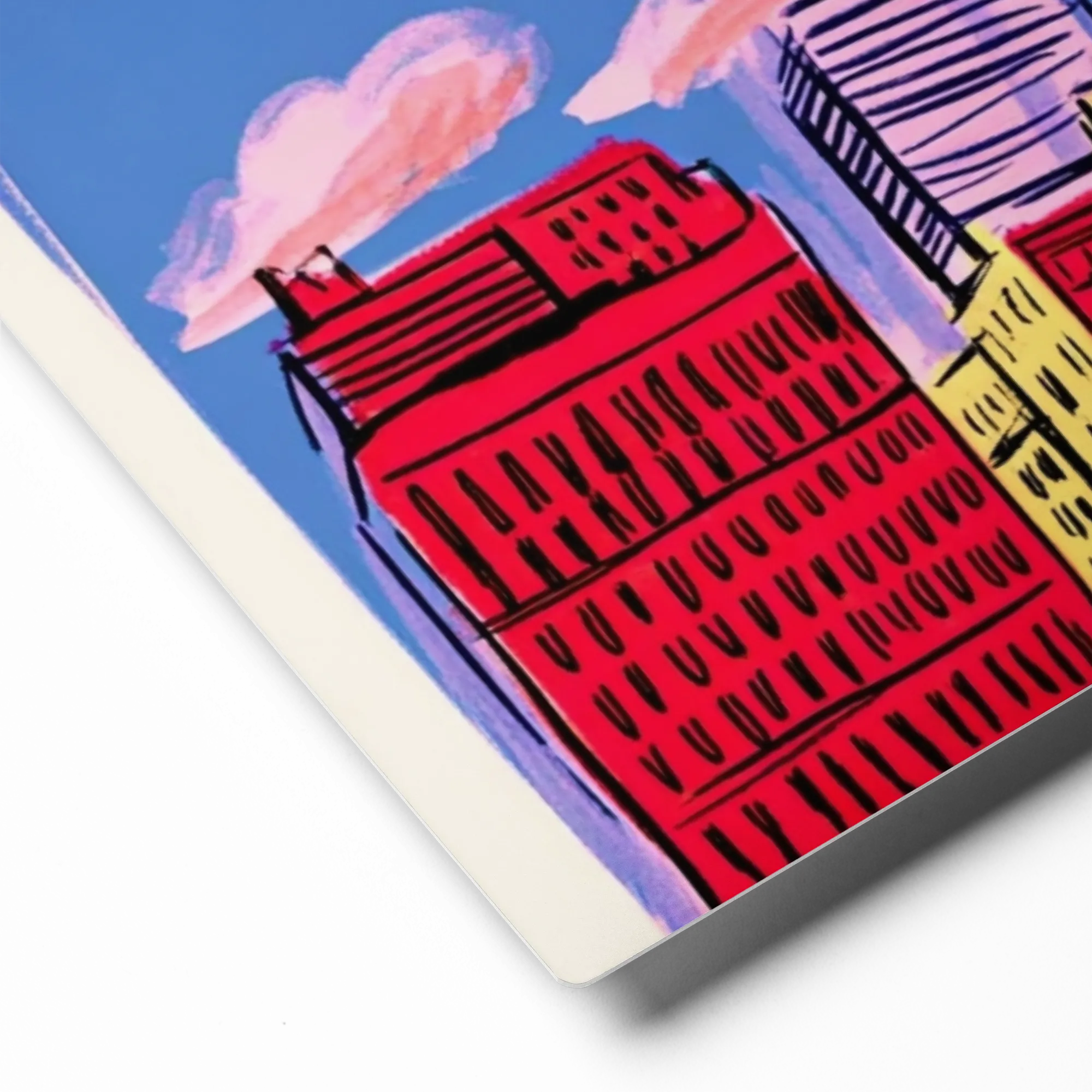 Pink Cloud Skyline | Art Print