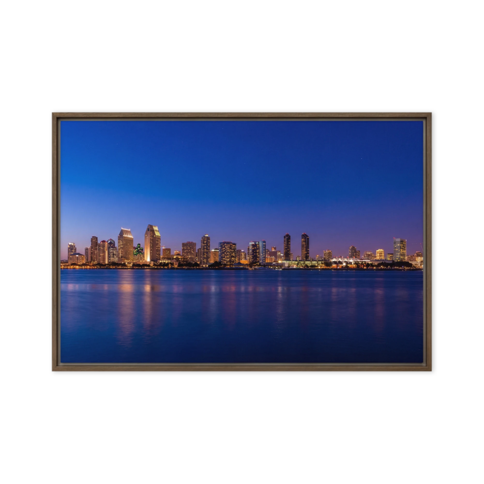 Twilight City Reflection | Art Print