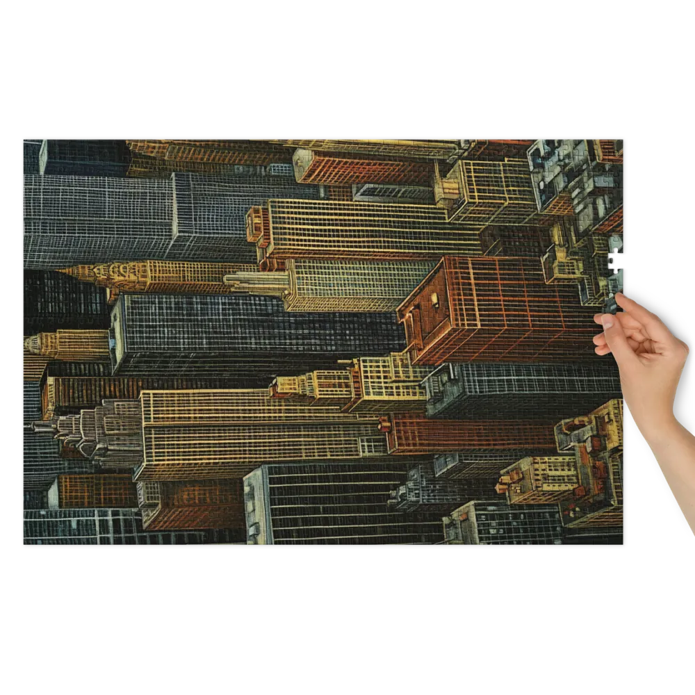 Metrópole Hora Dourada 
 Puzzle em caixa de metal
