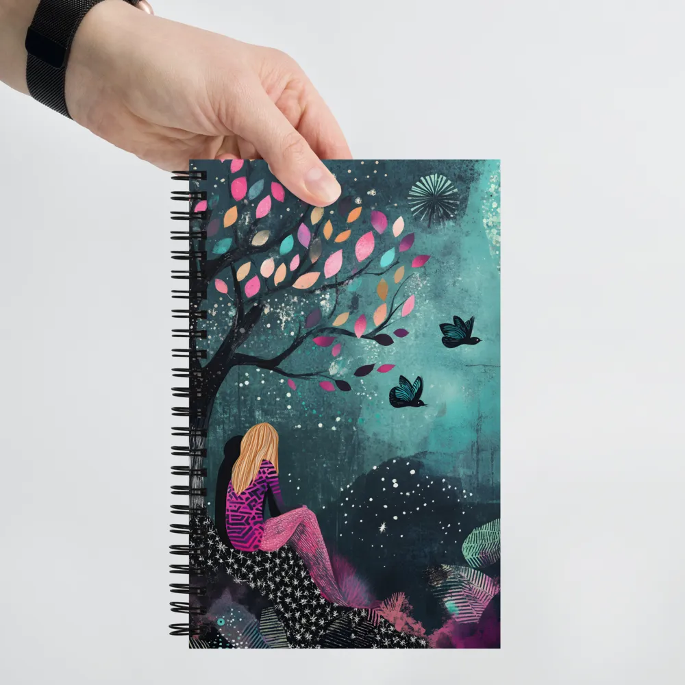 Dreamer Under Starlight 
 Spiral Notebook | 140 pages