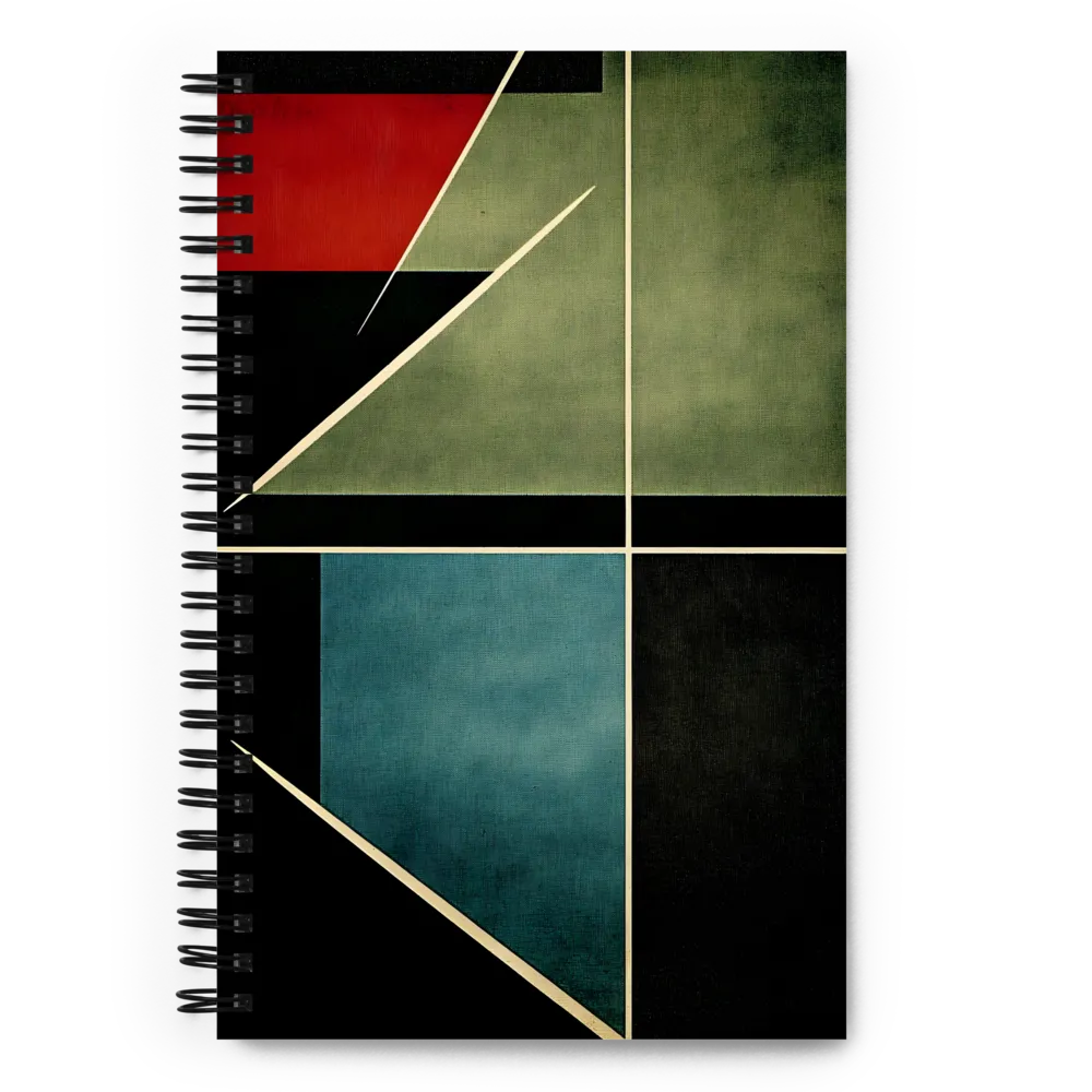 Abstract Geometric Composition 
 Spiral Notebook | 140 pages