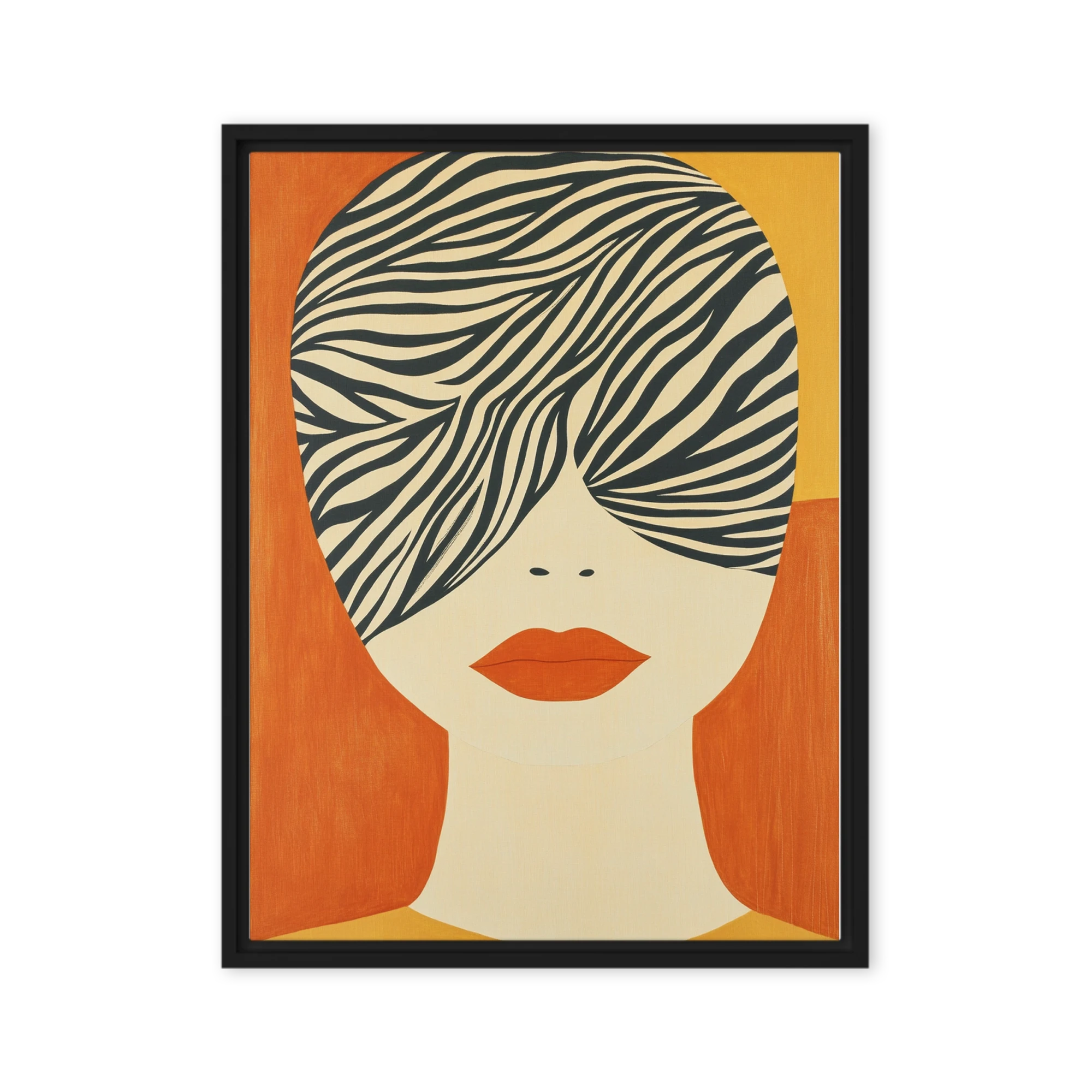 Stylized Zebra Portrait