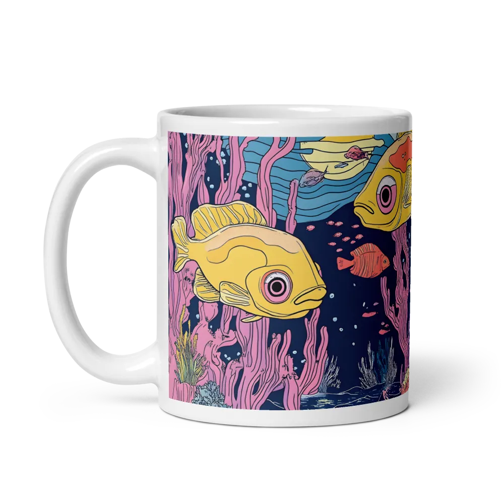 Underwater Scene with Colorful Fish | Mug
