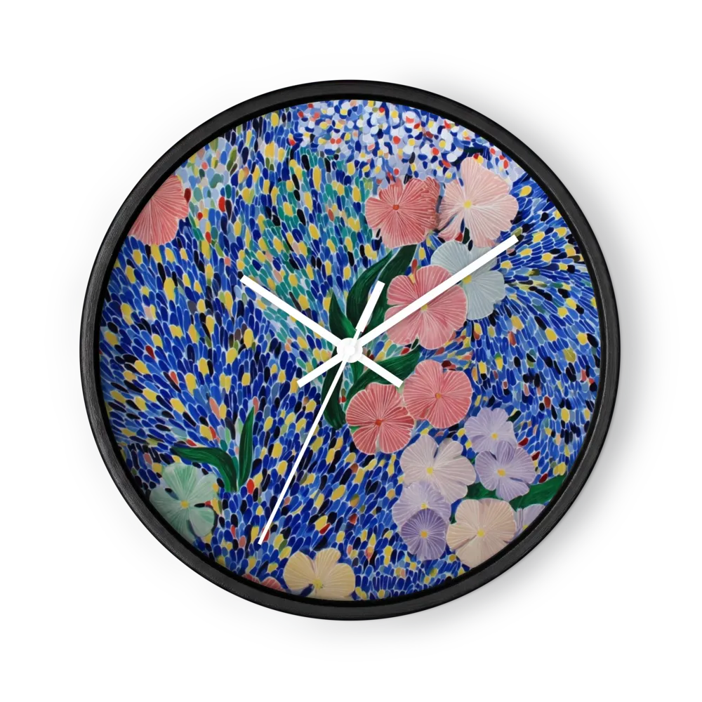 Flower Beds Woven In Dots — Petals In Close-Up