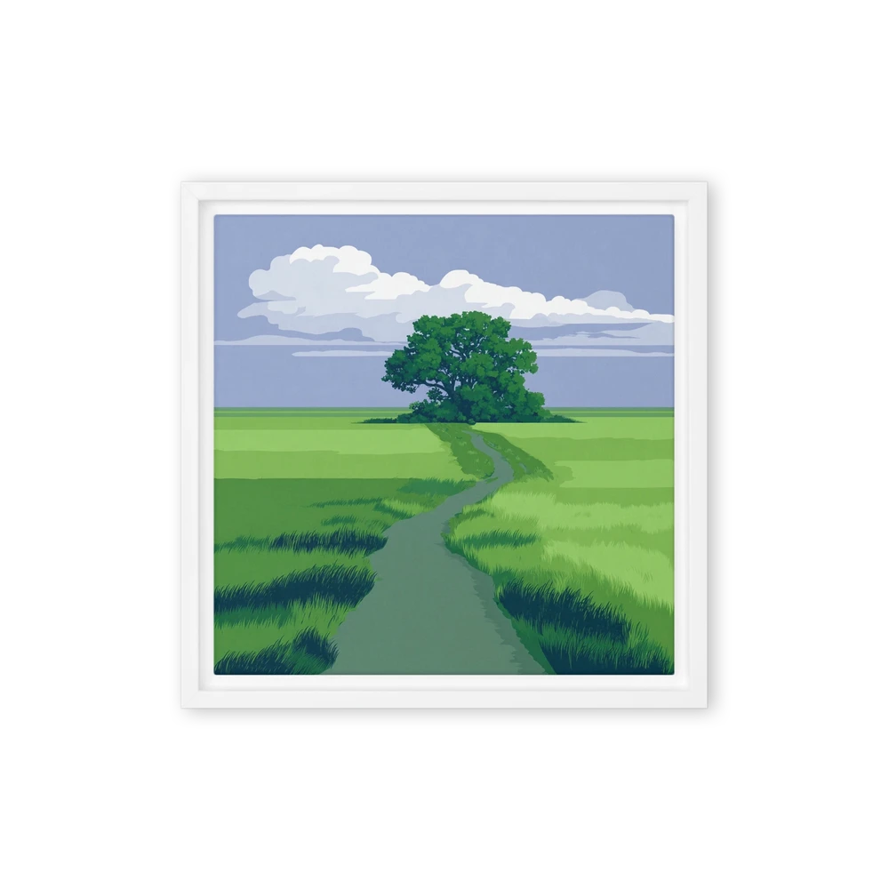 The Solitary Oak | Art Print