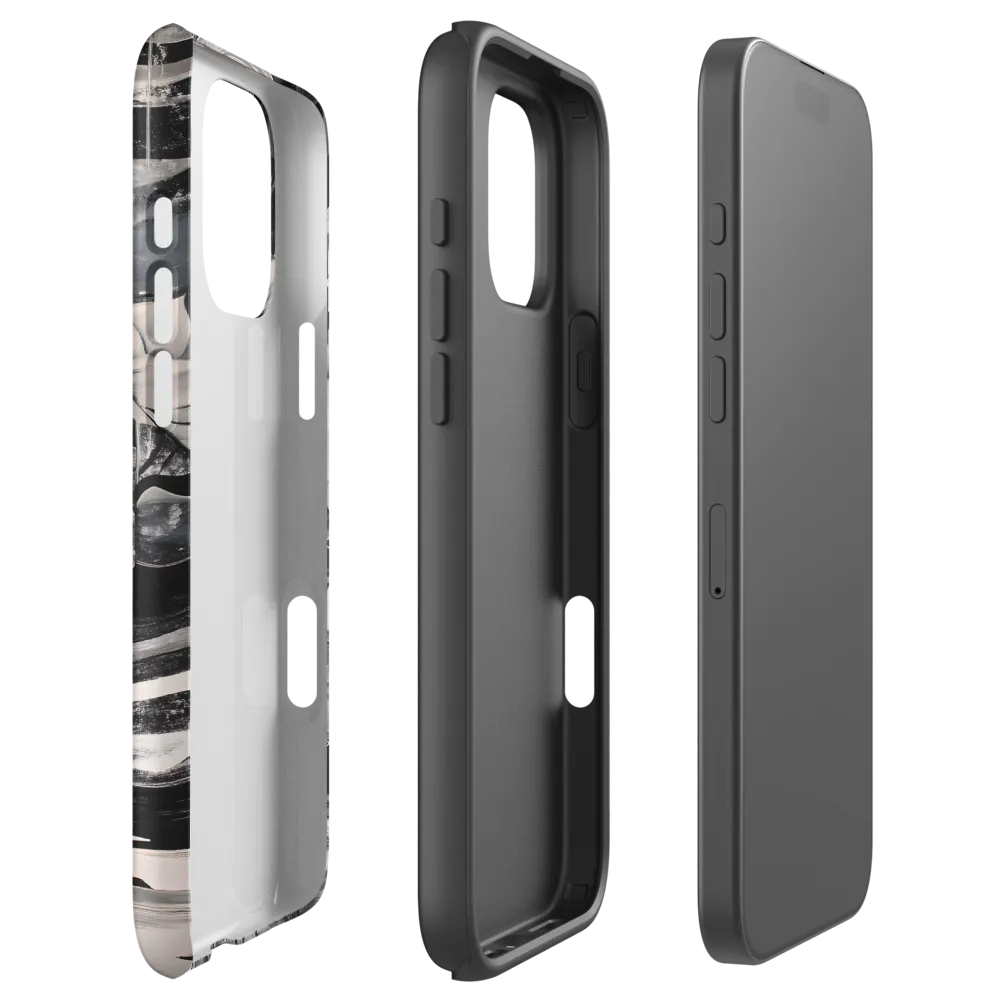 Monochrome Botanical Harmony | Phone Case