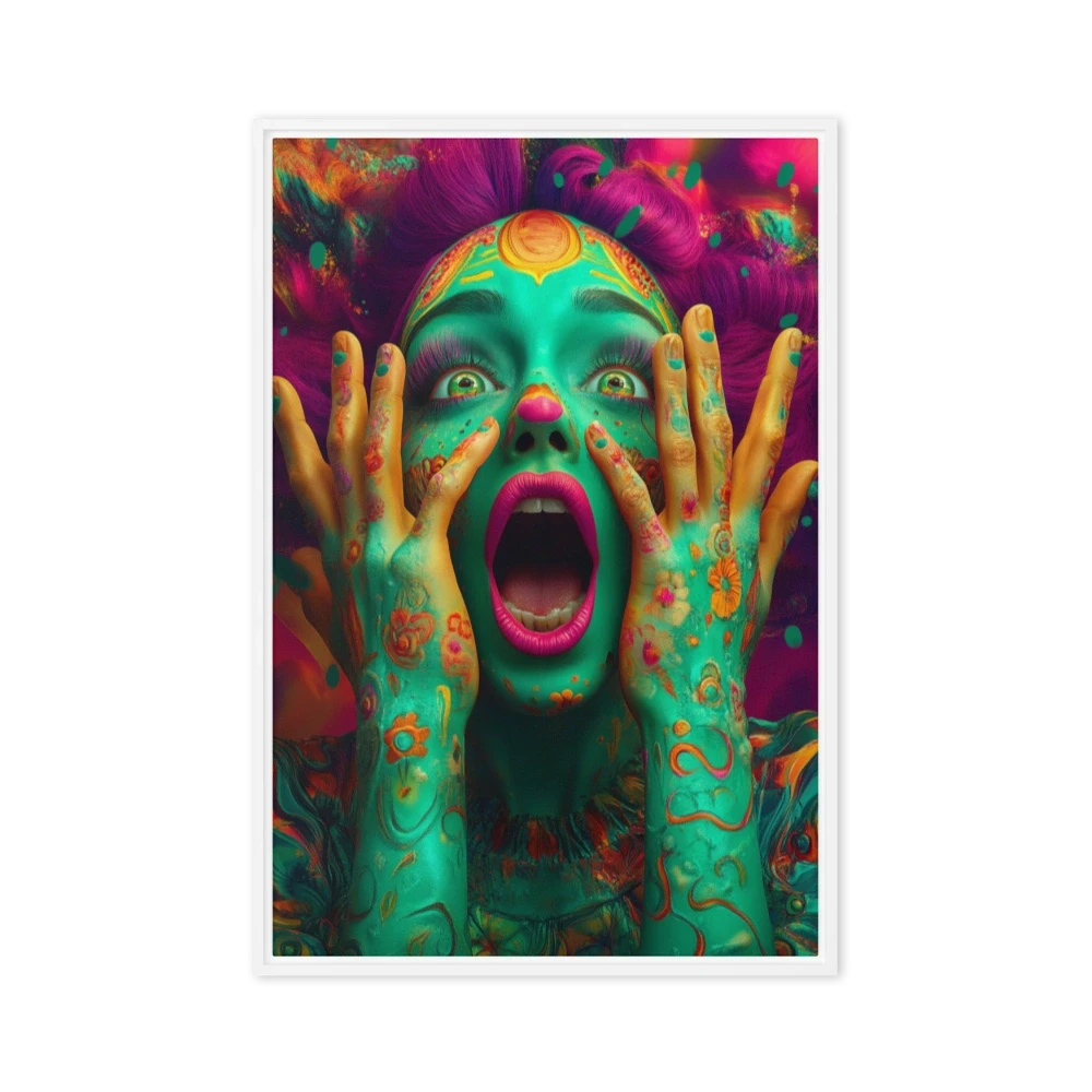 Vibrant Surreal Female Portrait