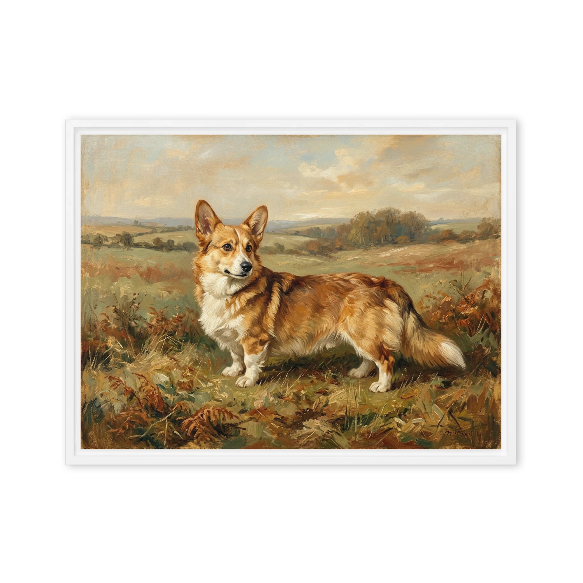 Corgi in the Meadows | Art Print