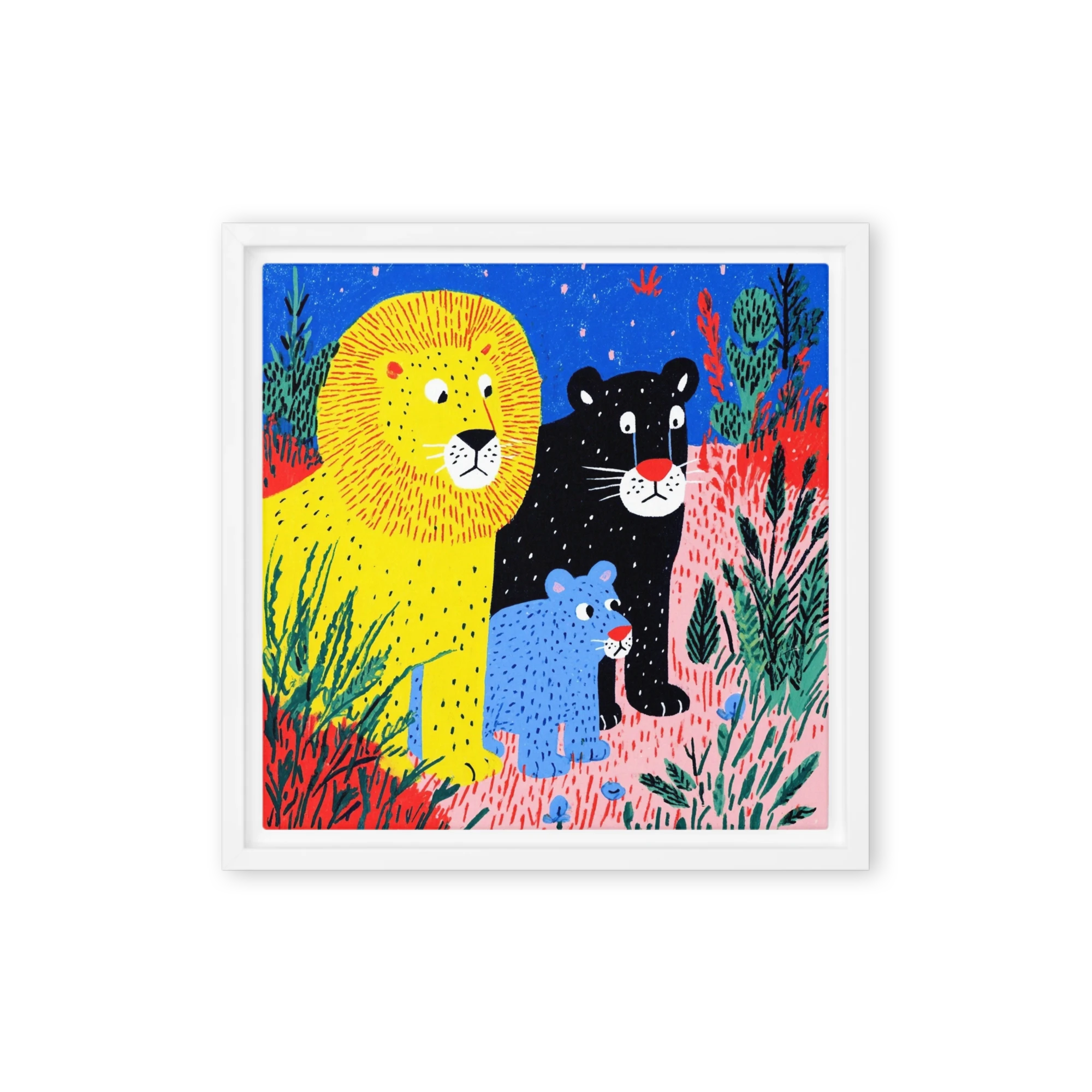 Three Felines in the Wild