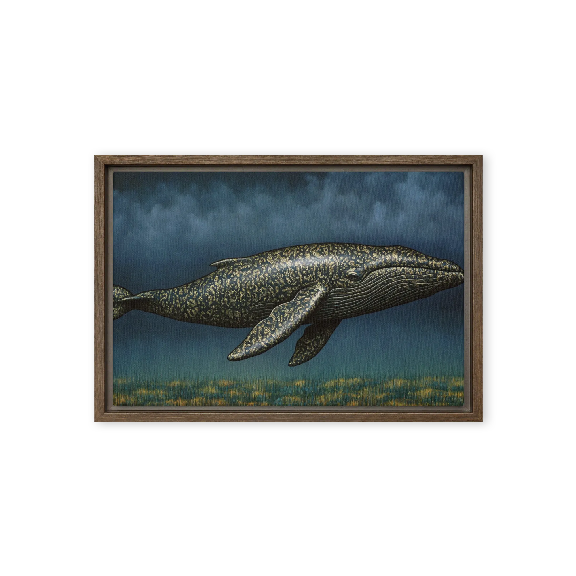 The Golden Leviathan 
 Canvas | 8″x 12″