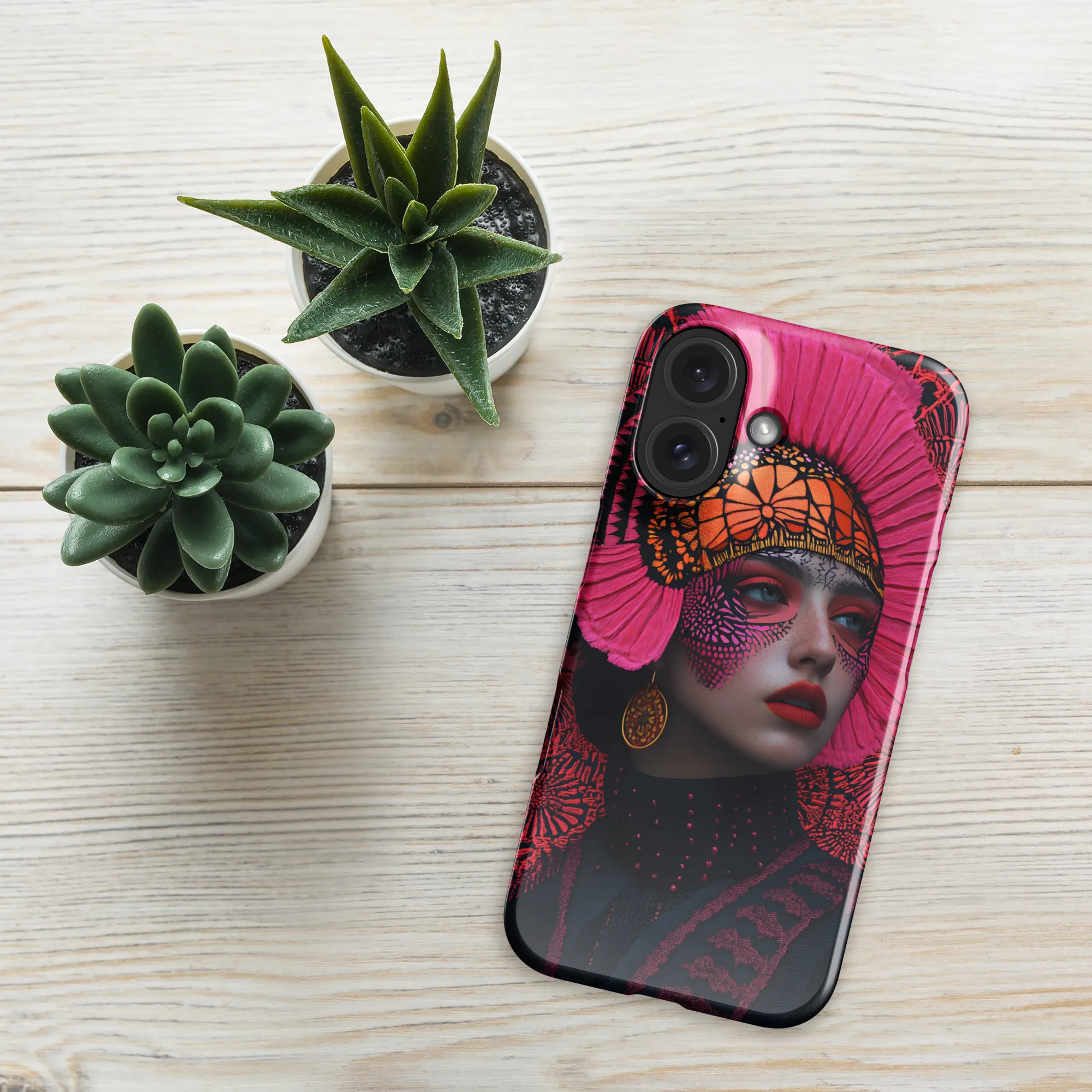 Ornate Tribal Gaze 
 iPhone 17 Pro | Snap Case