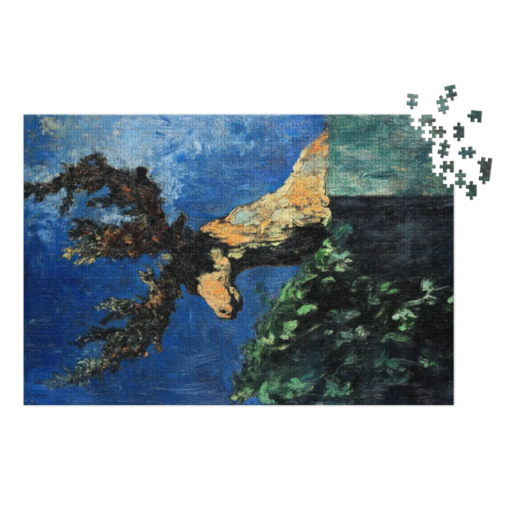 O Alce Azul 
 Puzzle em caixa de metal