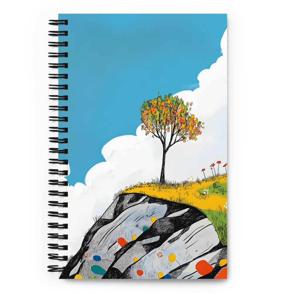 The Whimsical Hilltop 
 Spiral Notebook | 140 pages