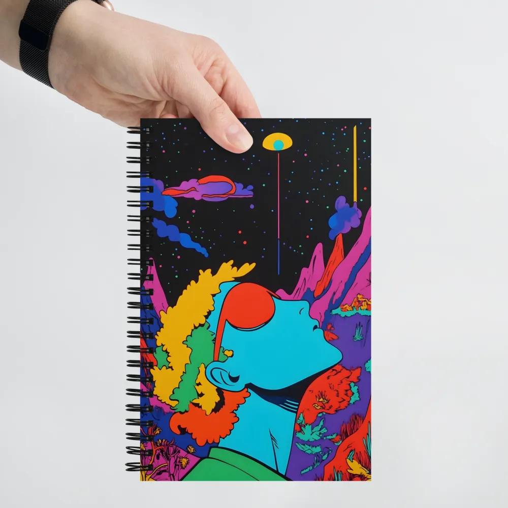Cosmic Gaze 
 Spiral Notebook | 140 pages