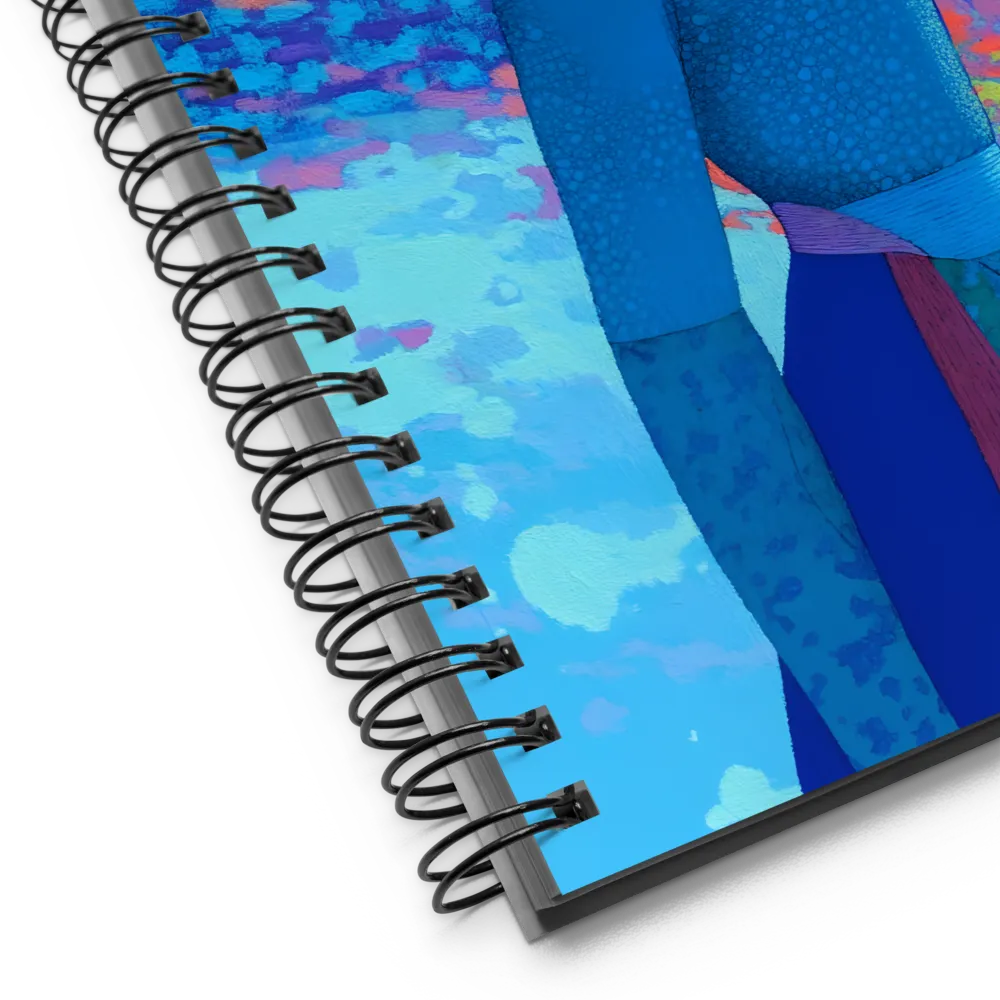 Dreamer in Blue 
 Spiral Notebook | 140 pages