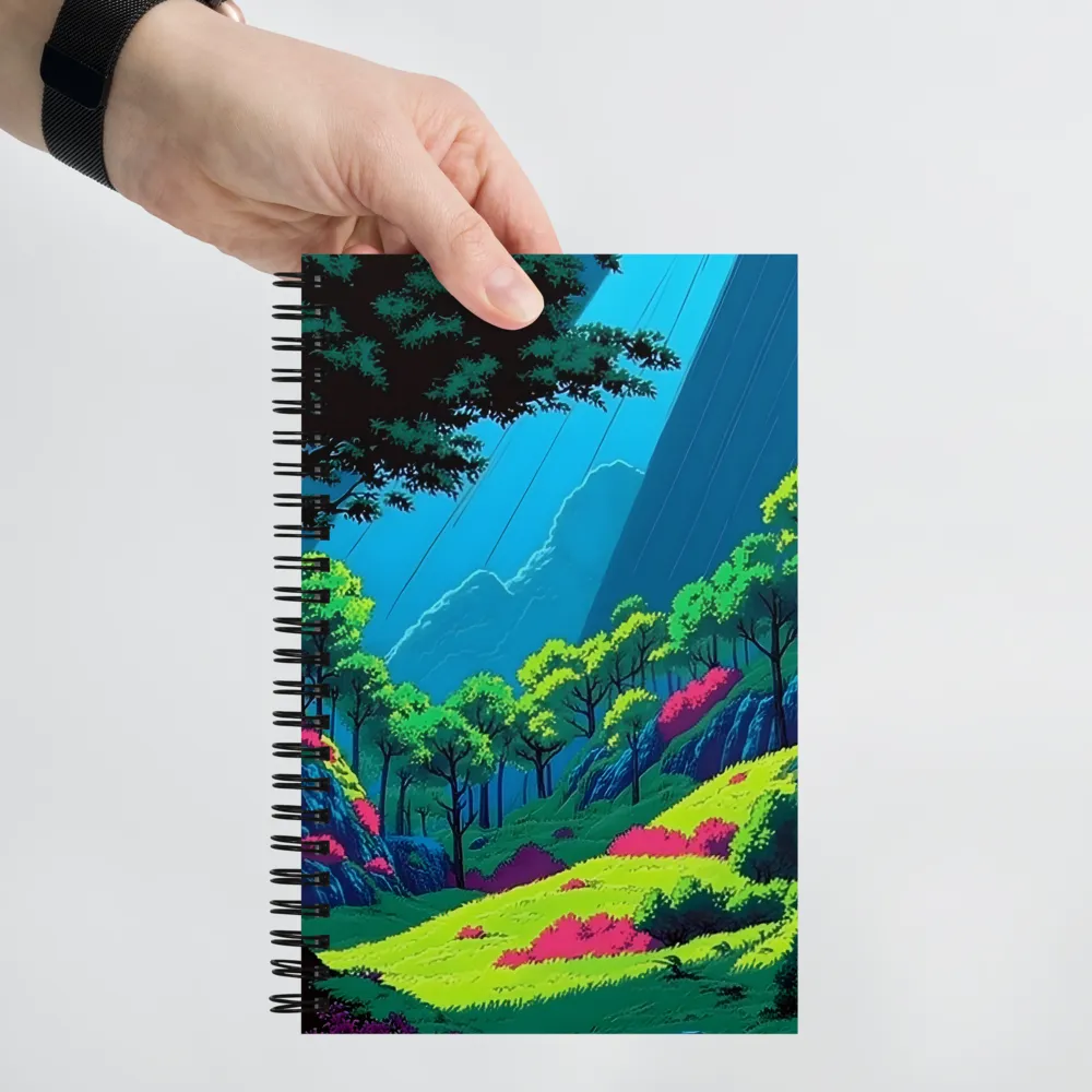 Luminous Forest Valley 
 Spiral Notebook | 140 pages