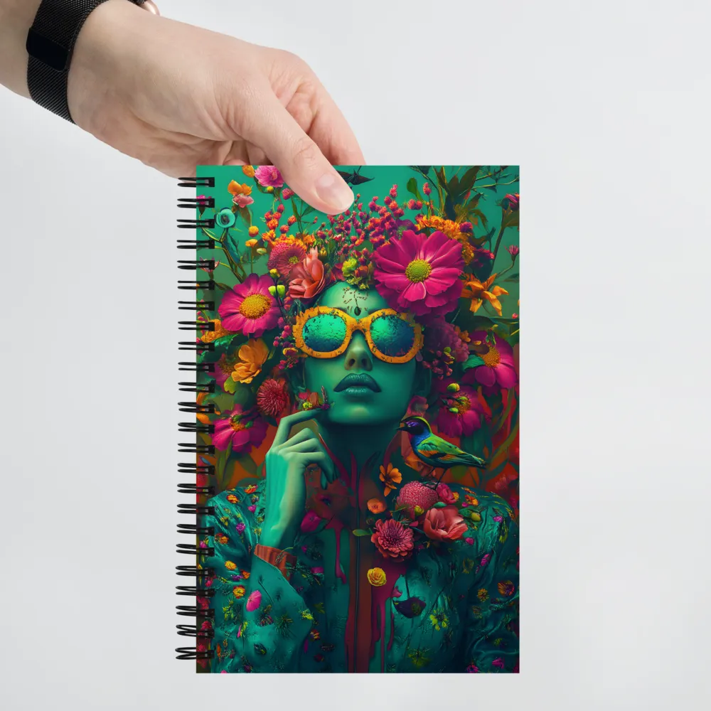 Verdant Bloom 
 Spiral Notebook | 140 pages