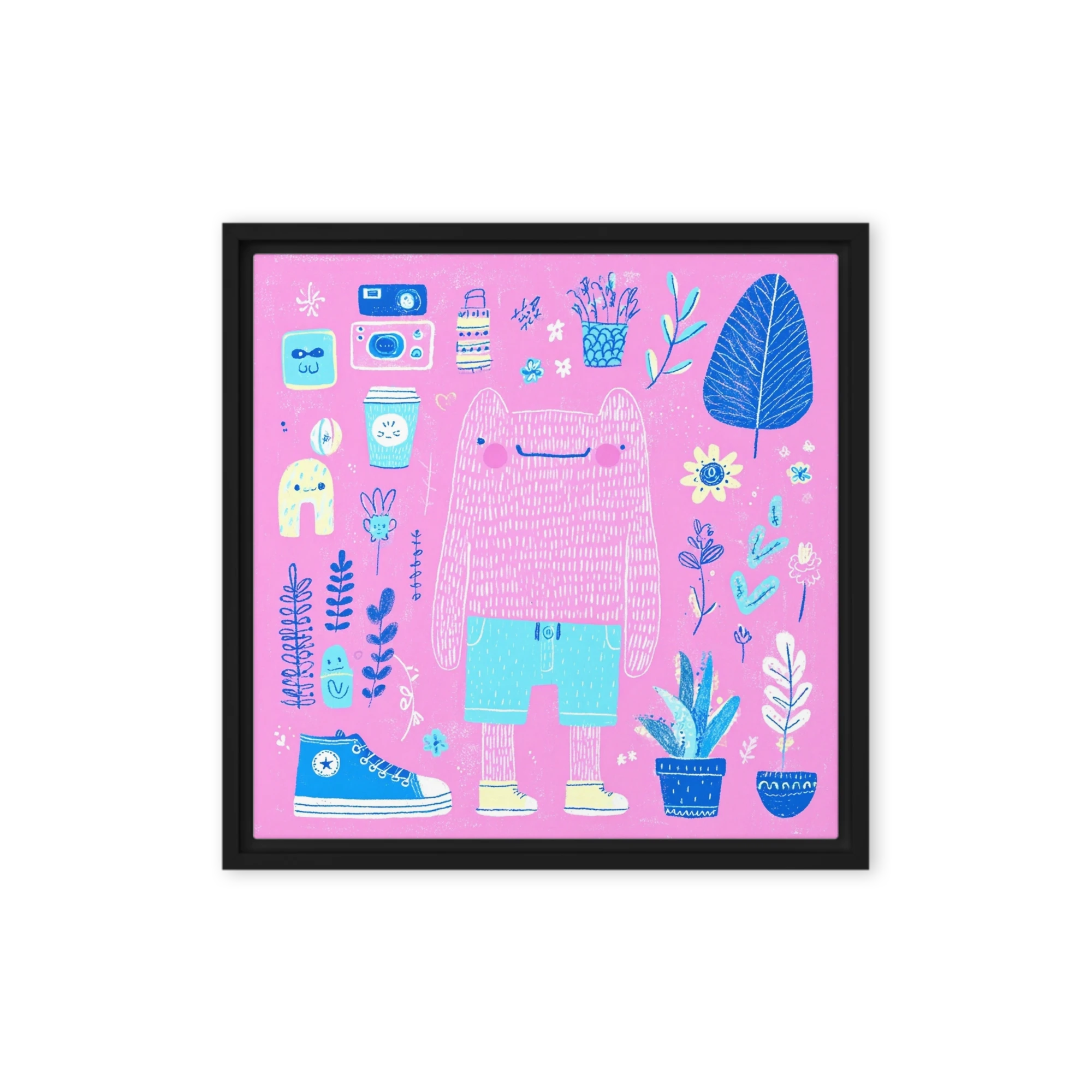 Pink Doodle Creature