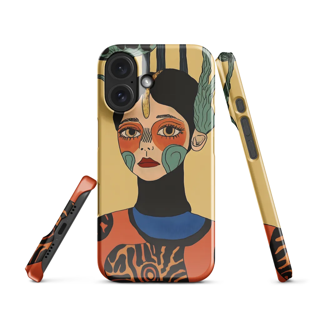 Psychedelic Mushroom Portrait 
 Samsung Galaxy S23 Plus | Snap Case