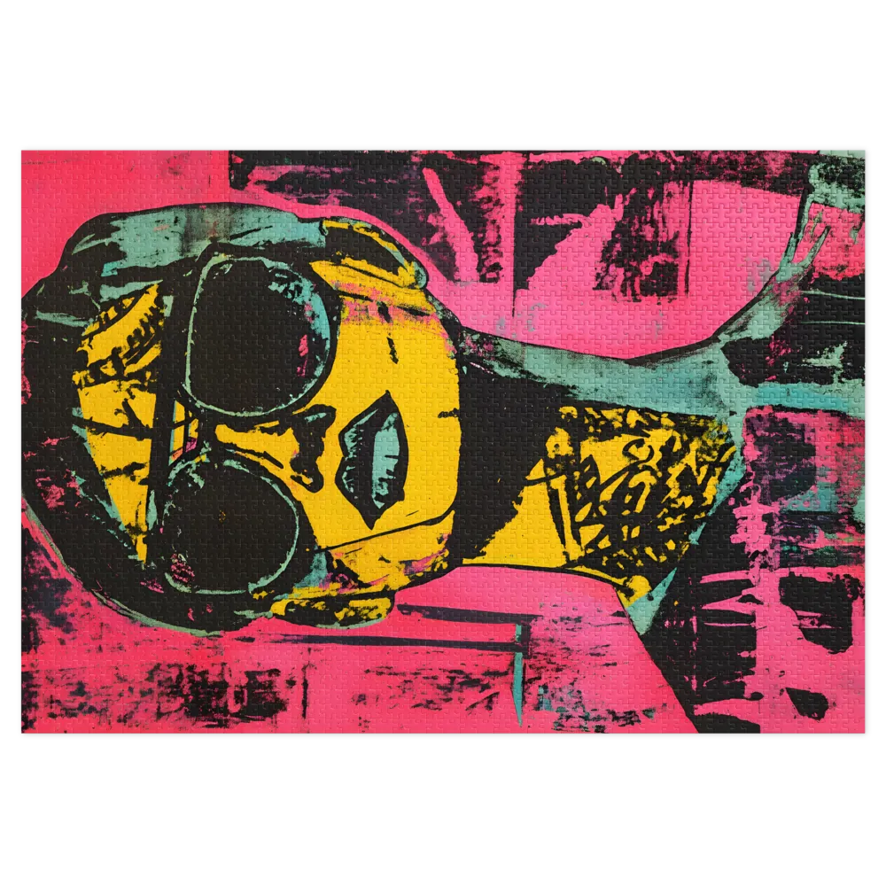 Neon Pop Portrait | Jigsaw Puzzles