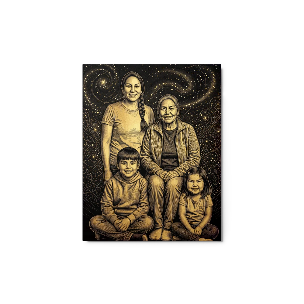 Family Portrait — Gilded Obsidian