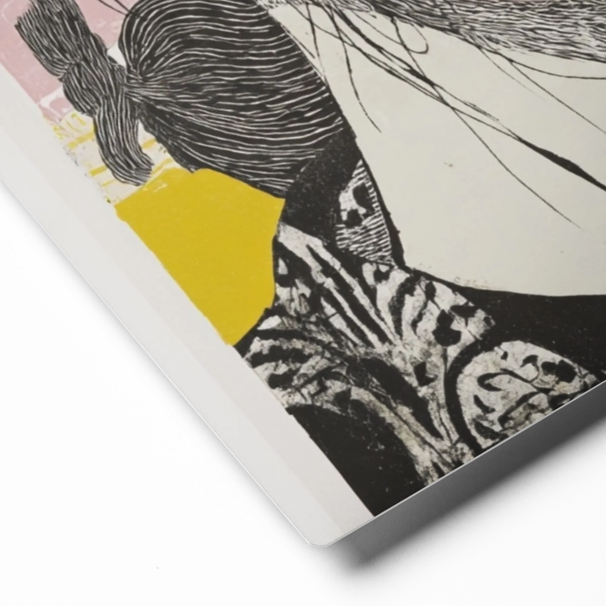 Yellow and Pink Portrait | Art Print