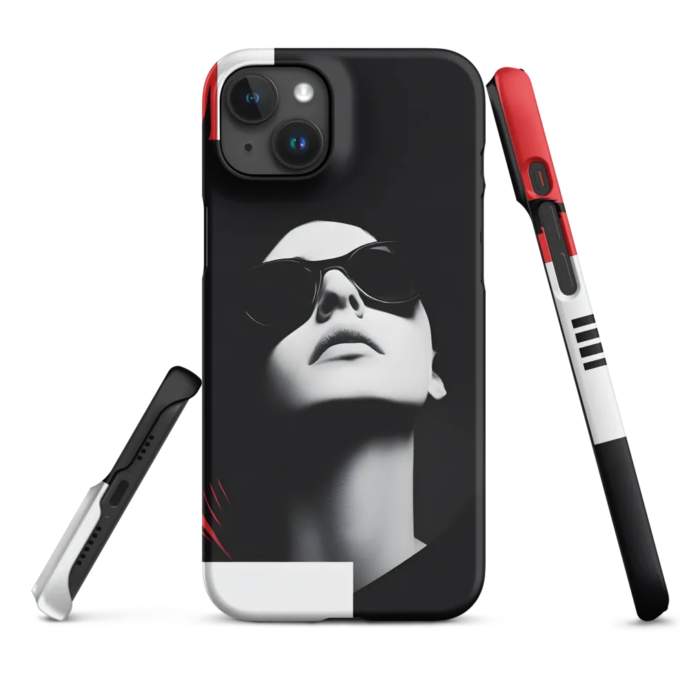Geometric Shadow Portrait | Phone Case