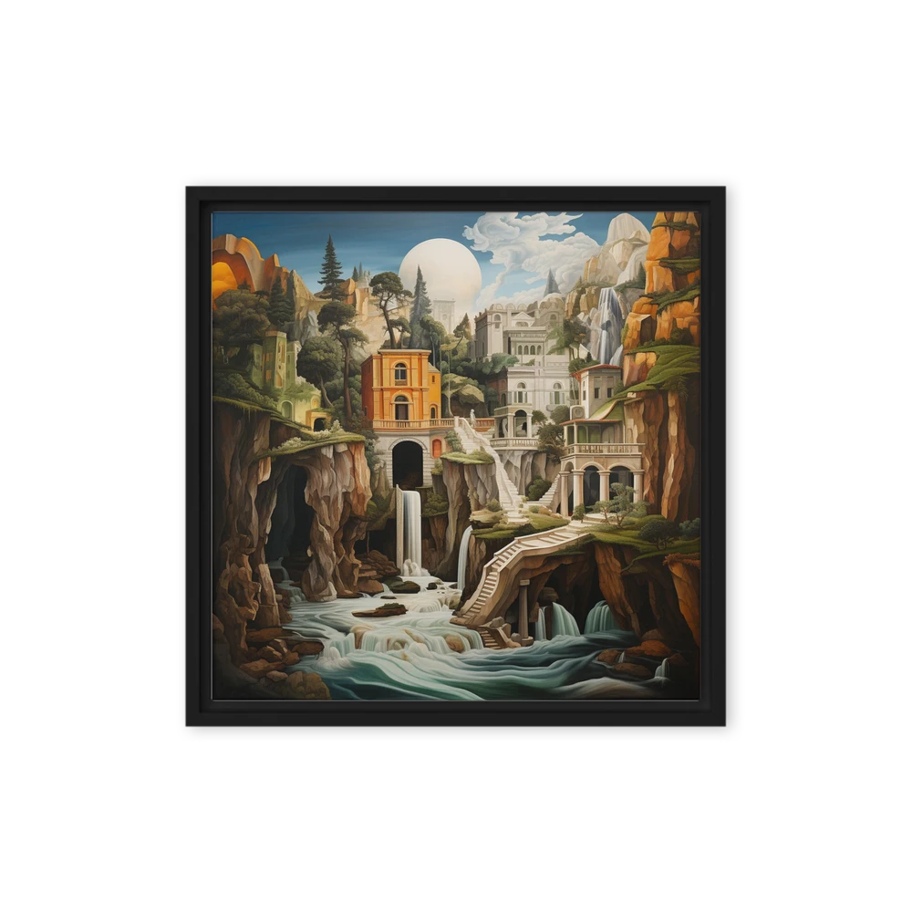 The Cliffside Cascades | Art Print