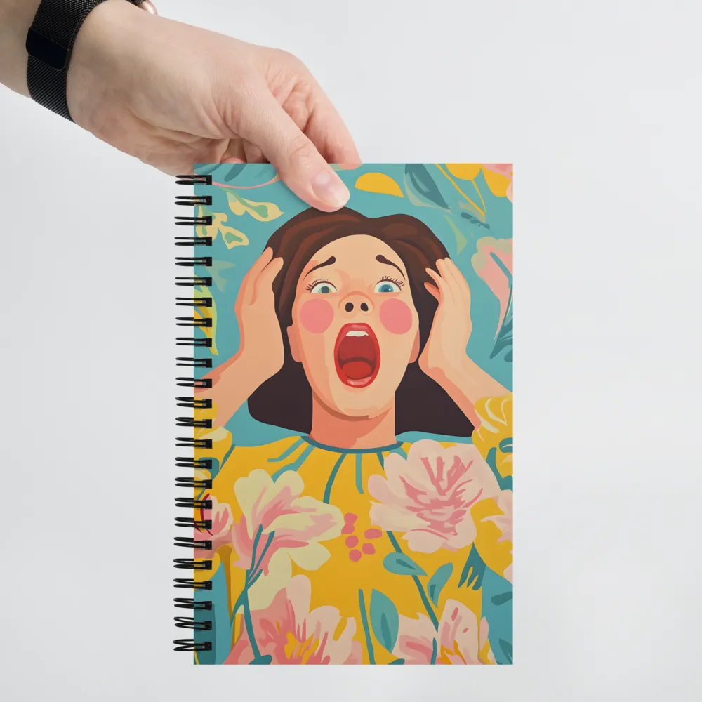 Floral Panic 
 Spiral Notebook | 140 pages
