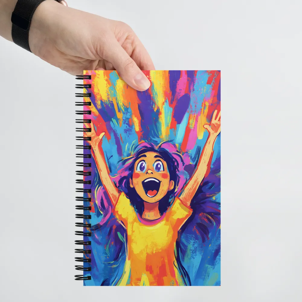Burst of Happiness 
 Spiral Notebook | 140 pages