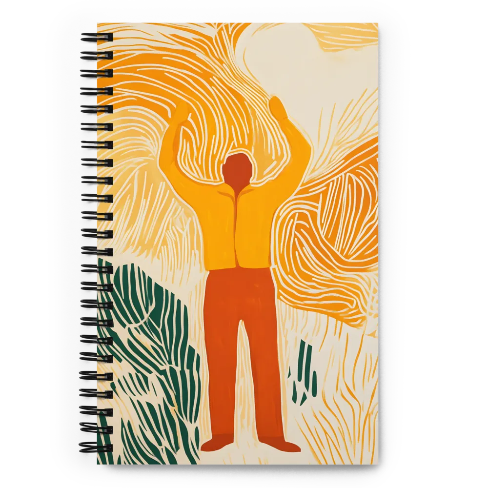 Ascension in Orange Hues 
 Spiral Notebook | 140 pages