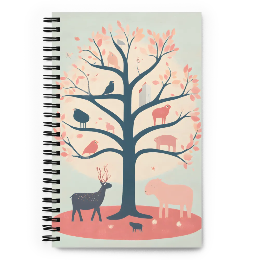 Whimsical Tree of Life 
 Spiral Notebook | 140 pages