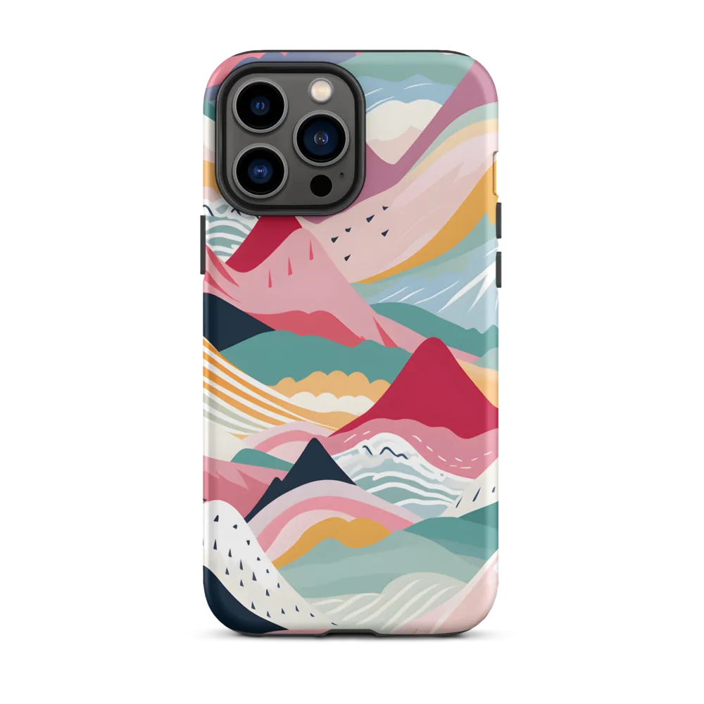 Colorful Abstract Mountain Design | Phone Case